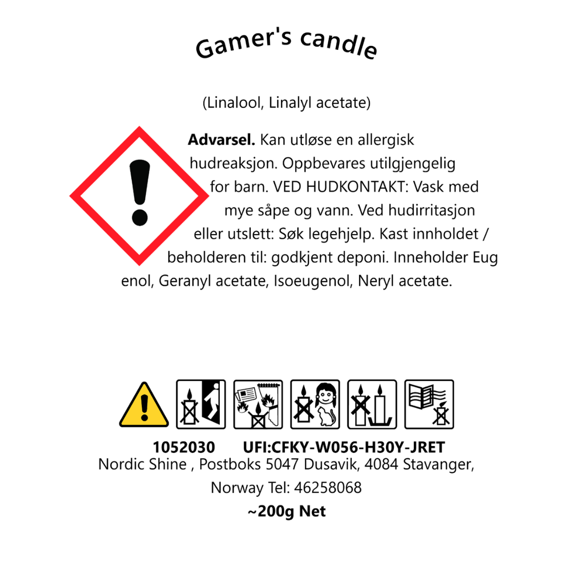Gamer's candle